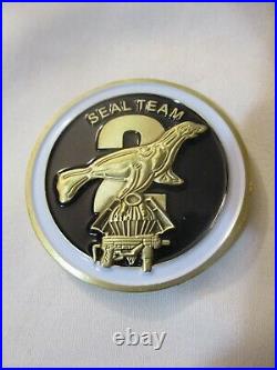 Naval Special Warfare SEAL Team 2 Navy Challenge Coin / ST2 NSW