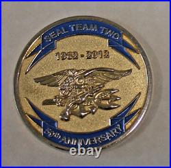 Naval Special Warfare SEAL Team 2 / Two 40th Anniversary Navy Challenge Coin