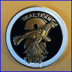 Naval Special Warfare SEAL Team 2 / Two (4 Troops) Navy Challenge Coin