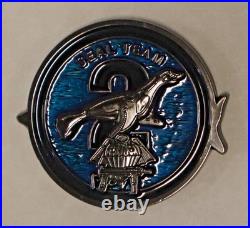 Naval Special Warfare SEAL Team 2 / Two CPO Chief's Mess Navy Challenge Coin