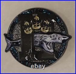 Naval Special Warfare SEAL Team 2 / Two CPO Chief's Mess Navy Challenge Coin