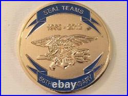Naval Special Warfare SEAL Team 3 30th Anniversary Navy Challenge Coin / Three