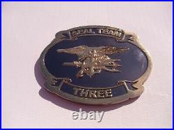 Naval Special Warfare SEAL Team 3 30th Anniversary Navy Challenge Coin Three