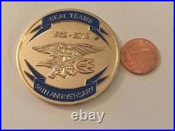 Naval Special Warfare SEAL Team 3 30th Anniversary Navy Challenge Coin / Three