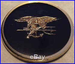 Naval Special Warfare SEAL Team 3 Epoxy Navy Challenge Coin / Three