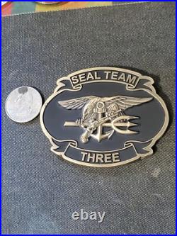 Naval Special Warfare SEAL Team 3 Navy Challenge Coin