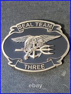 Naval Special Warfare SEAL Team 3 Navy Challenge Coin
