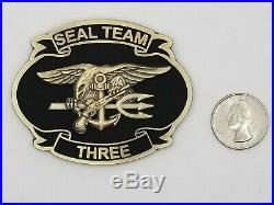 Naval Special Warfare SEAL Team 3 Serial #171 Navy Chief Challenge Coin