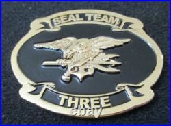 Naval Special Warfare SEAL Team 3 Serial #380 Navy Chief Challenge Coin / Three