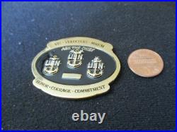 Naval Special Warfare SEAL Team 3 Serial #380 Navy Chief Challenge Coin / Three