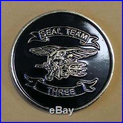 Naval Special Warfare SEAL Team 3 / Three Rare Troop Navy Challenge Coin