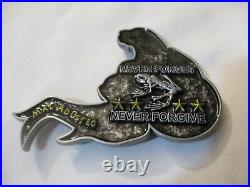 Naval Special Warfare SEAL Team 4 MAL AD OSTEO Never Forget Navy Challenge Coin