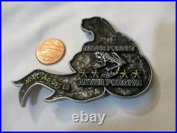 Naval Special Warfare SEAL Team 4 MAL AD OSTEO Never Forget Navy Challenge Coin