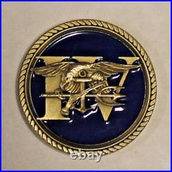 Naval Special Warfare SEAL Team 4 Navy Challenge Coin / Four