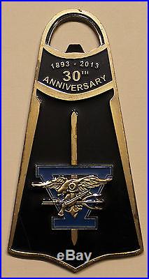 Naval Special Warfare SEAL Team 5 30th Anniversary Navy Flipper Challenge Coin