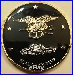 Naval Special Warfare SEAL Team 5 Chiefs Mess Navy Challenge Coin