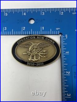 Naval Special Warfare SEAL Team 5 / Five Operation NEW DAWN Navy Challenge Coin Naval Special Warfare SEAL Team 5 / Five Operation NEW DAWN Navy Challenge Coin