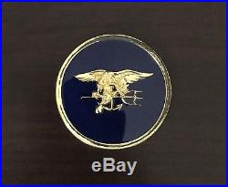 Naval Special Warfare SEAL Team 7 Epoxy Version Navy Challenge Coin / Seven