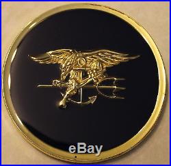 Naval Special Warfare SEAL Team 7 Epoxy Version Navy Challenge Coin / Seven