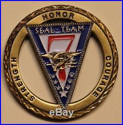 Naval Special Warfare SEAL Team 7 Navy Challenge Coin