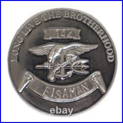 Naval Special Warfare SEAL Team Four Engraved Challenge Coin #142
