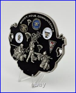 Naval Special Warfare SEAL Team Skull 3 Glow Challenge Coin NSW