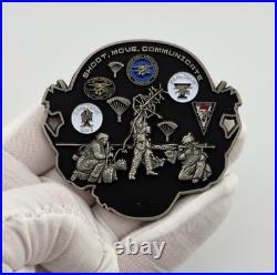 Naval Special Warfare SEAL Team Skull 3 Glow Challenge Coin NSW