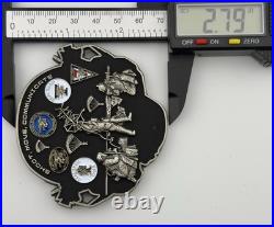 Naval Special Warfare SEAL Team Skull 3 Glow Challenge Coin NSW