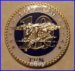 Naval Special Warfare SEAL Team Ten / 10, 1 Troop Navy Challenge Coin Cir2015