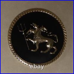 Naval Special Warfare SEAL Team Ten / 10, 3 Troop Navy Challenge Coin Circa2013