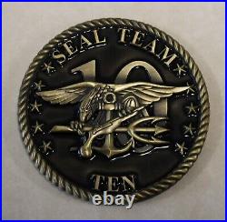 Naval Special Warfare SEAL Team Ten / 10 FCPO Navy Challenge Coin