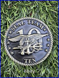 Naval Special Warfare SEAL Team Ten / 10 Navy Challenge Coin