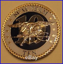 Naval Special Warfare SEAL Team Ten / 10 Navy Challenge Coin Type1