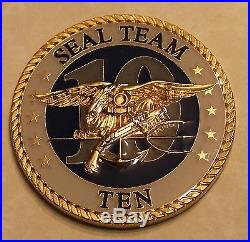 Naval Special Warfare SEAL Team Ten / 10 Navy Challenge Coin V2