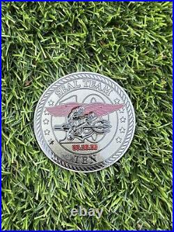 Naval Special Warfare SEAL Team Ten / 10 Red Wings Navy Challenge Coin