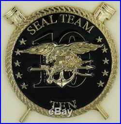 Naval Special Warfare SEAL Team Ten / 10 Sniper Navy Challenge Coin Circa2018