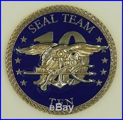 Naval Special Warfare SEAL Team Ten / 10 Troops Navy Challenge Coin Circa2018