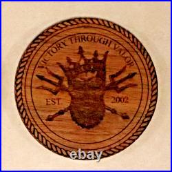 Naval Special Warfare SEAL Team Ten / 10 Wooden Navy Challenge Coin