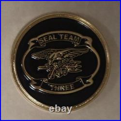 Naval Special Warfare SEAL Team Three / 3, 2 Troop Echo Plt Navy Challenge Coin