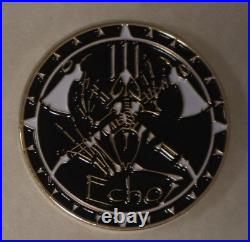 Naval Special Warfare SEAL Team Three / 3, 2 Troop Echo Plt Navy Challenge Coin