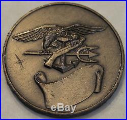 Naval Special Warfare SEAL Team Two Newport Detachment Navy Challenge Coin / 2