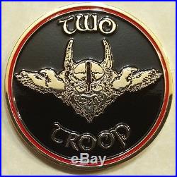 Naval Special Warfare Seal Team 8, 2 Troop Odin Ravens Navy Challenge Coin Eight