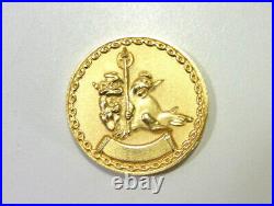 Naval Special Warfare Seal Team 8 Eight Gold Toned Navy Challenge Coin ST8