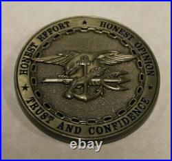 Naval Special Warfare Seal Team 8 / Eight Honest & Trustful Navy Challenge Coin
