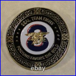 Naval Special Warfare Seal Team 8 Fortune Favors Bold Medium Navy Challenge Coin