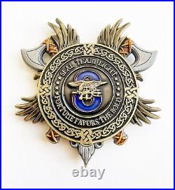 Naval Special Warfare Seal Team 8 Fortune Favors the Bold Navy Challenge Coin