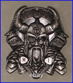 Naval Special Warfare Seal Team 8 Odin Huginn & Muminn MSGer Navy Challenge Coin
