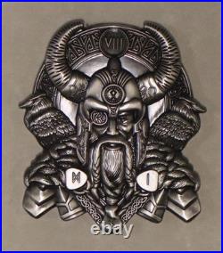 Naval Special Warfare Seal Team 8 Odin Huginn & Muminn MSGer Navy Challenge Coin