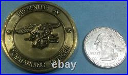 Naval Special Warfare Seal Team One (st-1) Challenge Coin Commanding Officer