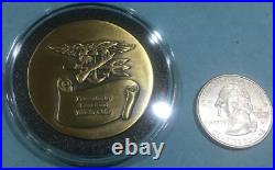 Naval Special Warfare Seal Team Two (st-2) Command Master Chief Challenge Coin